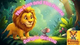 The Lion and the Mouse: Jungle Rescue | Kids Moral Stories