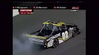 2005 World Financial Group 200 - Kelly Sutton crash