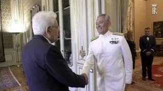 Mattarella - Guardia Costiera 153° anniversario della sua istituzione