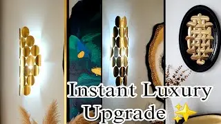 This Wall Sconce Instantly Made My Living Room Look Luxury 😍 | Craft Angel