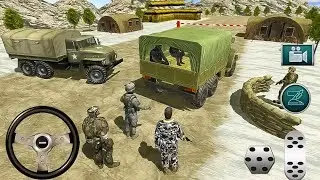 Army Truck 4x4 Driver Simulator - Soldier Duty Transporter Driving - 2021 Android Gameplay