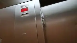 There's a custom thyssenkrupp button on the 2nd floor (Elevator 2)