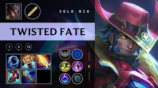 Twisted Fate Mid vs Sion - EUW Challenger Patch 25.24