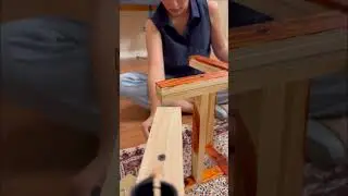 Finishing a Minimalist Plant Stand, Sand, Stain, Style