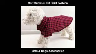 Soft Summer Pet Shirt Fashion Soft Dog Vest Clothes Cotton Puppy Shirts | Cats & Dogs Accessories