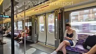 Elizabeth Line: Class 345 022 Ealing Broadway Paddington → Abbey Wood | 4K