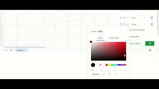 how to color drop-down lists in google sheets