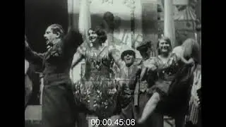 New Years Party Montage, 1920s - Archive Film 1037327