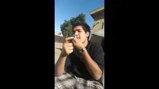 Smoking out of a fruit roll up candy
