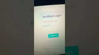 Kode OTP Verval Tidak Valid
