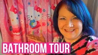 Hello Kitty Bathroom Tour | Loads of Dollar Tree Organizing Products