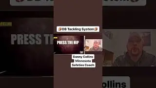Defensive Back Tackling Drill with Danny Collins (Minnesota DBs Coach)