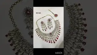 A royal blend of sparkling cz stones and rich ruby elegance. perfect for your grand occasion.#Digit