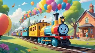 Choo Choo Adventure Train! | Trains Song | A Learning Song For Kids🚂