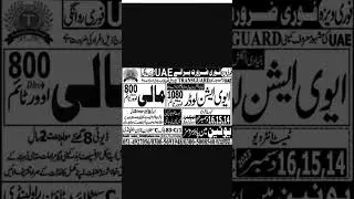 Aviation Loader & Mali Jobs In UAE