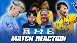 Magnificent Mitoma Crashes City's Title Hopes At The Etihad | Man City 1-1 Brighton | MATCH REACTION
