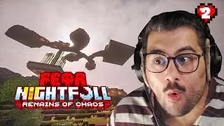 I built the Ultimate Skybase in Minecraft Fear Nightfall! | Episode 2