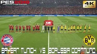 PES 2019 (PC) Bayern Munich vs Borussia Dortmund | REALISTIC BUNDESLIGA PREDICTION | 6/4/2019 | 4K