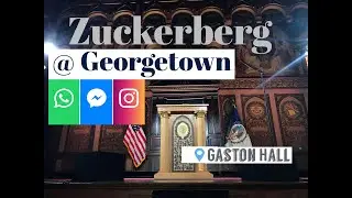 Mark Zuckerberg Event at Georgetown
