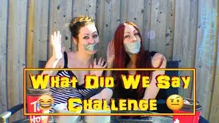 What Did We Say Challenge, Can We Figure It Out???