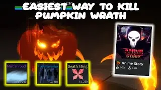 Easiest Way To Kill Pumpkin Wrath In Anime Story Halloween Update !