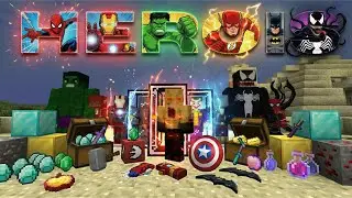 FINALMENTE! O Mod de Heróis Mais COMPLETO da História do Minecraft! 😱