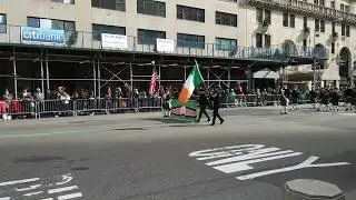 Irish Drums and Pipes Snapping @ St. Patrick's Day Parade 5th Ave