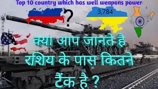 Top 10 countries with most number of main battle tanks  in the world   (my channel king an