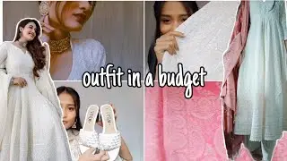 Traditional outfit in a budget(under 2000)|Meesho chikankari anarkali|That Unicorn Girl|