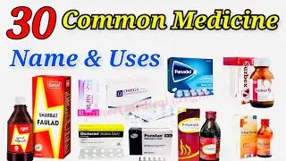 Common Medicine & their Uses | Beginners guide | Medicine Name explained 
