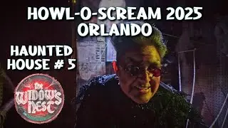 Widow&rsquo;s Nest Haunted House  SeaWorld Orlando Howl O Scream 2025 Walkthrough
