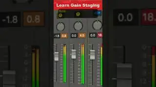 Gain Staging Logic Pro 🎧 FL Studio 🎧 Pro Tools 🎧 Ableton Live 🎧  #shorts