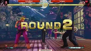 Street Fighter V Weekly #27 W2   CeroBlast VS Longur