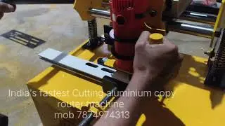 India's fastest Cutting aluminium copy router machine ⚙️⚙️ mob 7874974313
