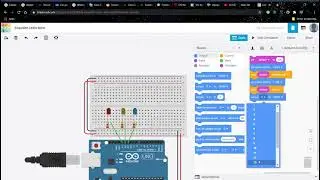 Blink Led  with Arduino Code in Tinker cad