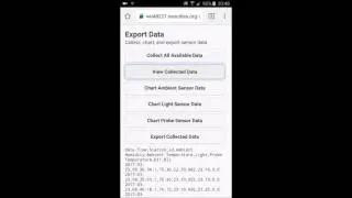 A web app for IOT applications