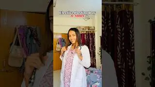 A Day in My Life During MBBS 🩺Elective Posting | Real Medical Life&rdquo;#ytshorts #trending
