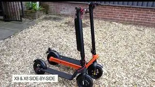 HX X9 Scooter vs X8 Electric Scooter
