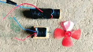 Mini fan battery motor experiment ll ujjawal motor experiment ll please subscribe 🙏❤️❤️❤️
