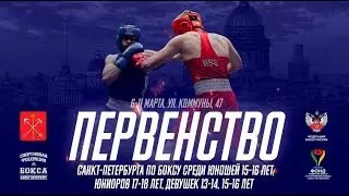Первенство Санкт-Петербурга среди юношей, юниоров и девушек. Санкт-Петербург. День 3.