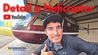 How to Detail a Helicopter//Washing an R44