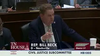 Representative Bill Beck displays his lack of knowledge