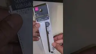 Unwrapping my first Japanese pen.