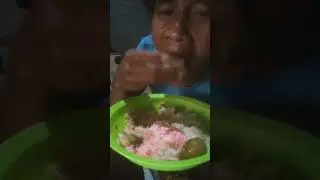 Makan enak Cabe bendot plus ikan asin#mukbang 