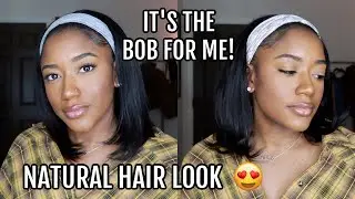 IT'S THE BOB FOR ME! HEADBAND BOB WIG REVIEW FT. BEAUTYFOREVER |  AFFORDABLE & NATURAL LOOK