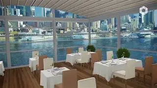 Pergola Roof - Motorized Retractable Arc Awning, Zipscreen Blinds, Guillotine Glass Systems