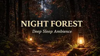 Night Nature Sounds for Sleep & Study | Black Screen | Calm Focus 💤📚