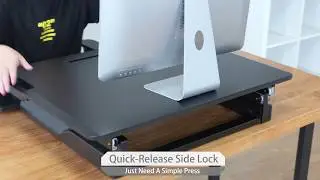 Workstream by Monoprice Full-Size Sit-Stand Workstation Converter