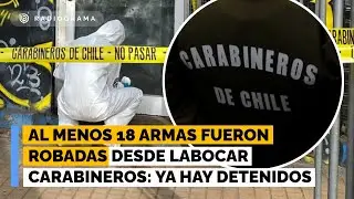 Al menos 18 armas fueron robadas desde Labocar de Carabineros: ya hay detenidos