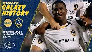 June 17, 2007 | Edson Buddle's first goal for the Galaxy